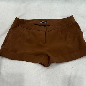 Express Women's High Waist Tan Shorts